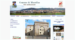 Desktop Screenshot of comune.masullas.or.it